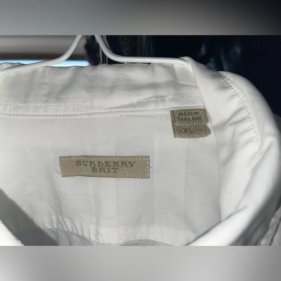 BURBERRY SHIRT WHITE SIZE XL - Picture 5 of 5